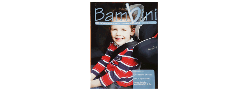 Fachartikel in: bambini – Das Fachmagazin der Baby- und Kinderbranche, Ausgabe 03/2011, Seite 4 und 5 4.7 (109)