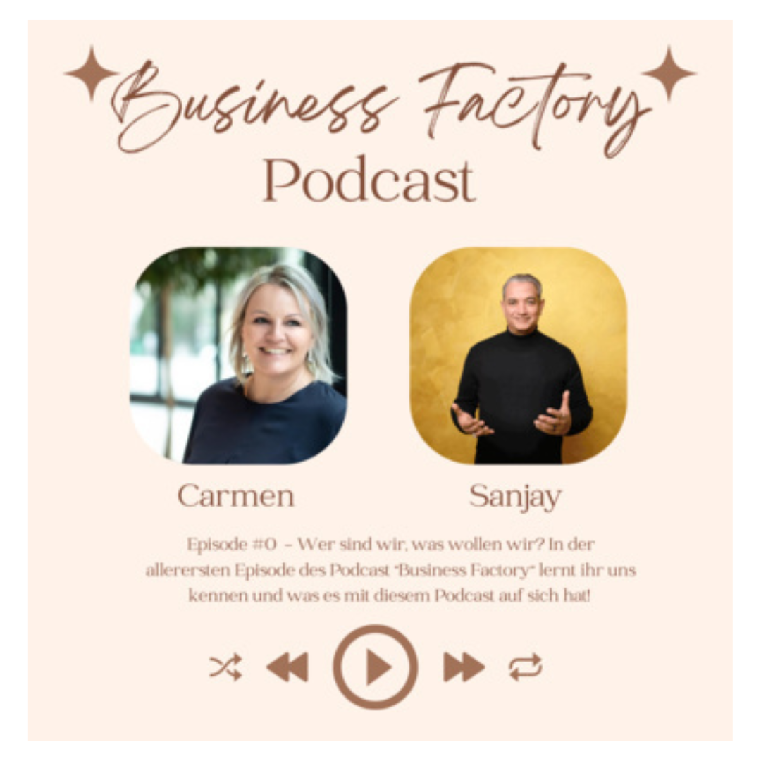 Vorstellung: Podcast Business Factory (S01E00) mit Carmen Boschele (Salzburg, Österreich) 4.8 (266)