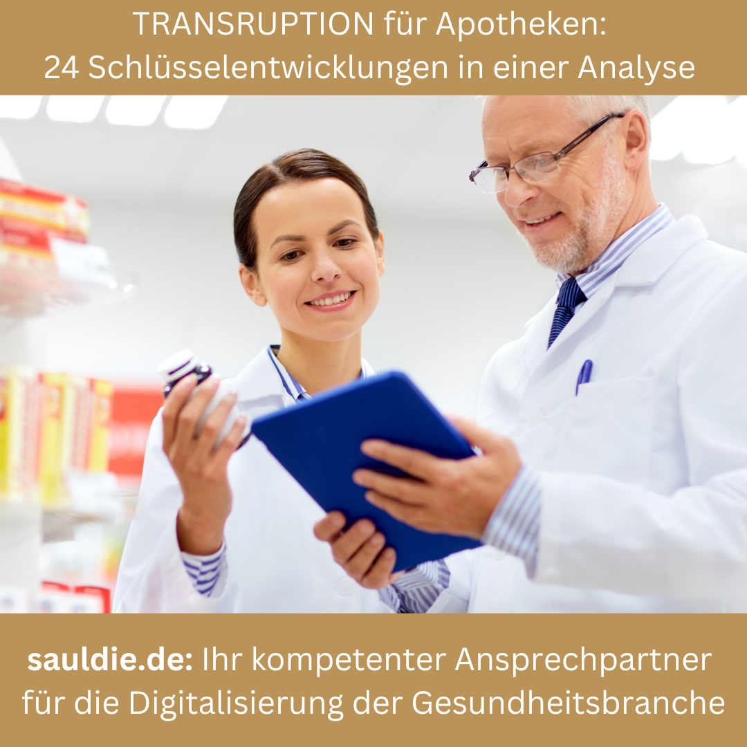 TRANSRUPTION für Apotheken: Eine Analyse der Chancen über 24 Technologien hinweg 4.7 (368)