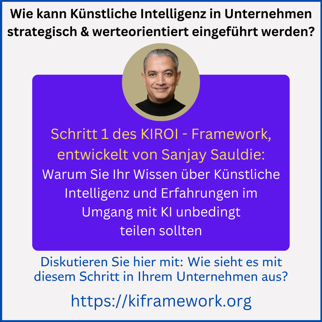 KIROI Schritt 1: Wissen teilen – Der Schlüssel zur erfolgreichen KI-Integration mit Kundenbeispiel aus dem Maschinenbau 4.8 (462)