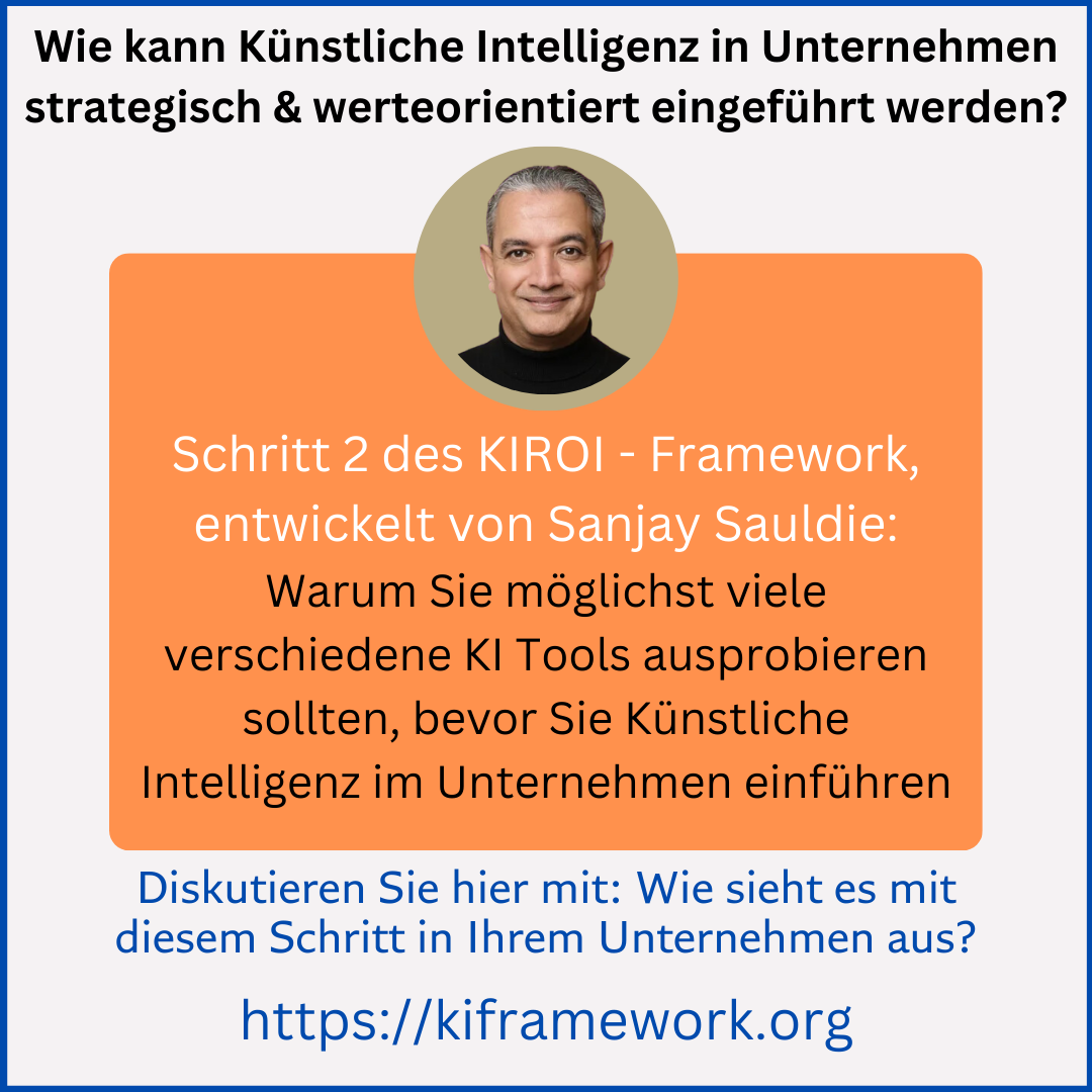 KIROI Schritt 2: Tools erkunden – Den richtigen Werkzeugkasten für KI finden mit Kundenbeispiel aus der Logistik 4.9 (746)