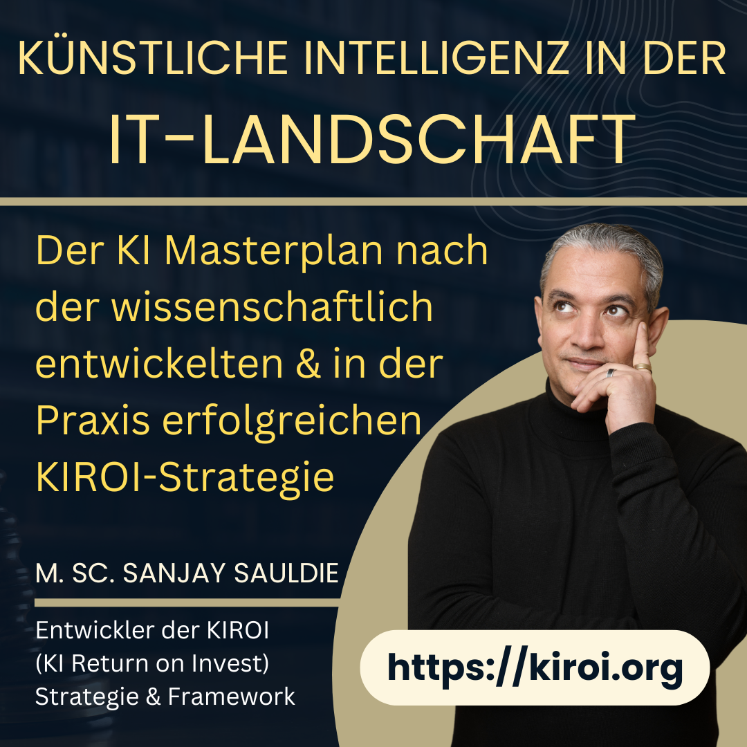 KIROI-Masterplan: Implementierung von Künstlicher Intelligenz in der IT 4.9 (476)