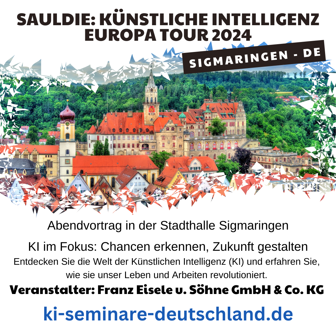 02.12.24: 17:00 Uhr: Sigmaringen: KI im Fokus: Chancen erkennen, Zukunft gestalten 4.9 (454)