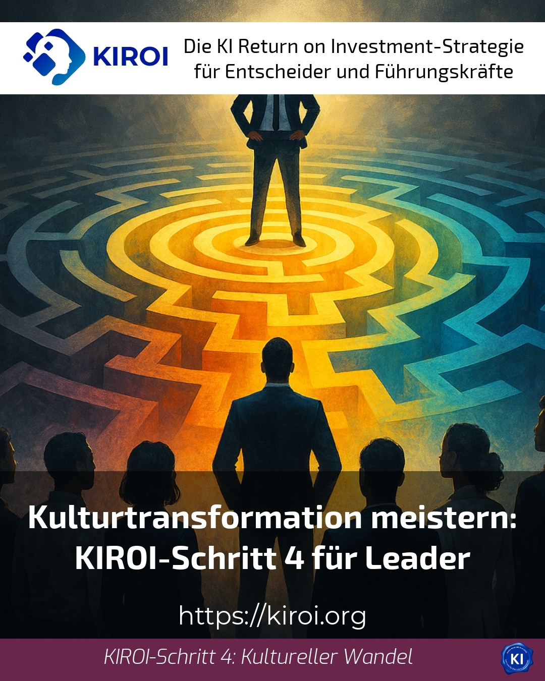 Kulturtransformation meistern: KIROI-Schritt 4 für Leader 4.3 (1325)