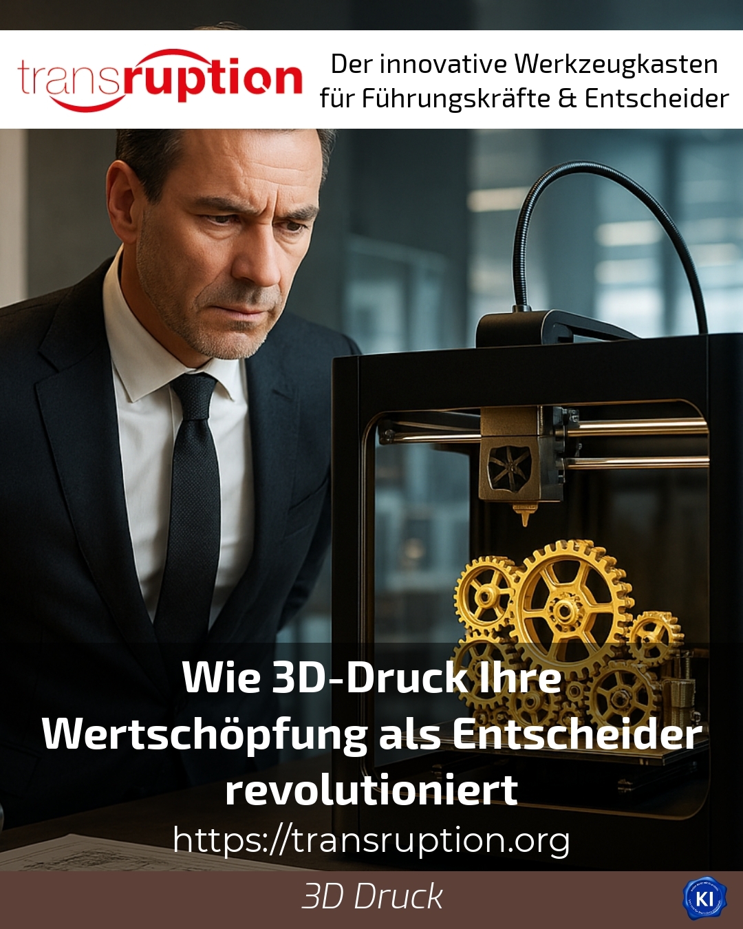 Wie 3D-Druck Ihre Wertschöpfung als Entscheider revolutioniert 4.7 (1268)