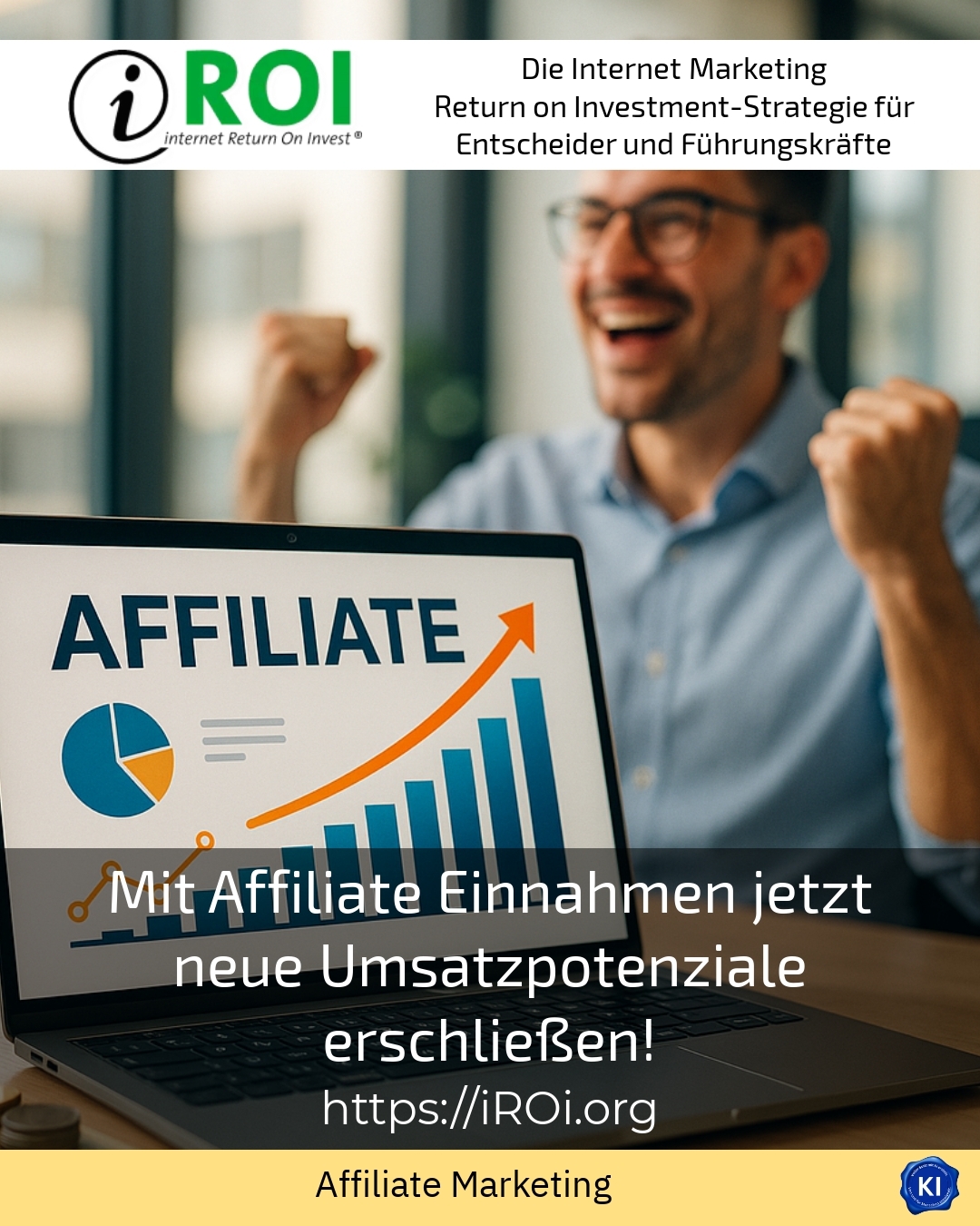 Mit Affiliate Einnahmen jetzt neue Umsatzpotenziale erschließen! 4.4 (1237)
