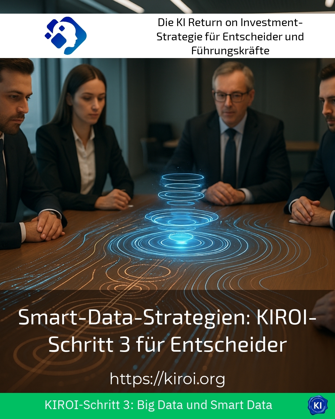 Smart-Data-Strategien: KIROI-Schritt 3 für Entscheider 4.5 (777)