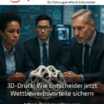 3D-Druck: Wie Entscheider jetzt Wettbewerbsvorteile sichern