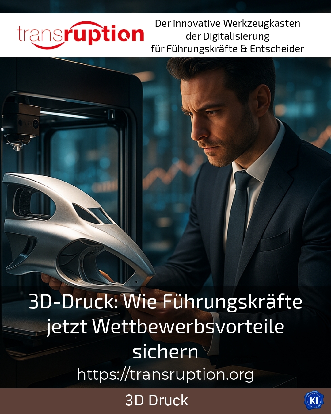3D-Druck: Wie Führungskräfte jetzt Wettbewerbsvorteile sichern 4.2 (1292)