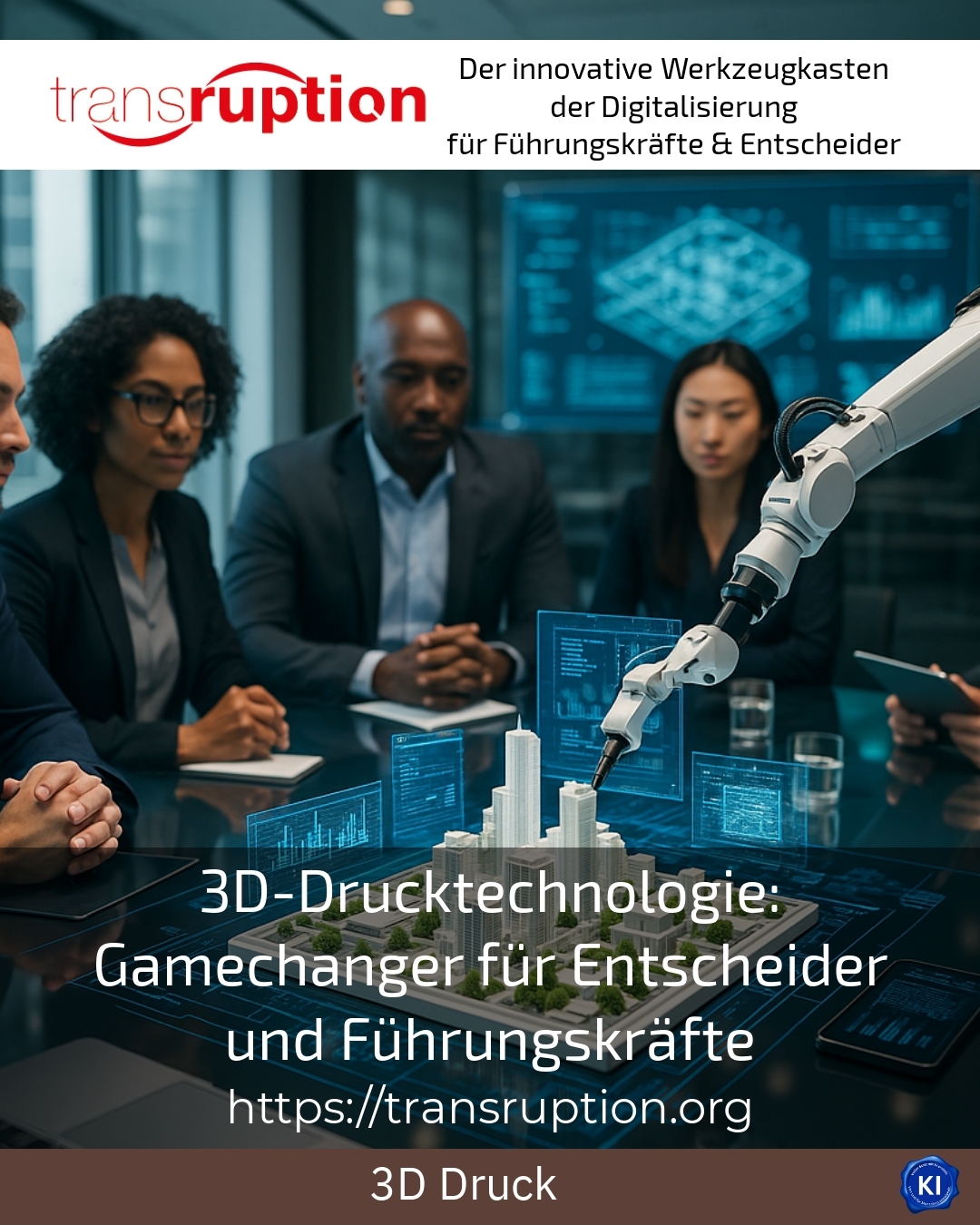 3D-Drucktechnologie: Gamechanger für Entscheider und Führungskräfte 4.3 (1208)