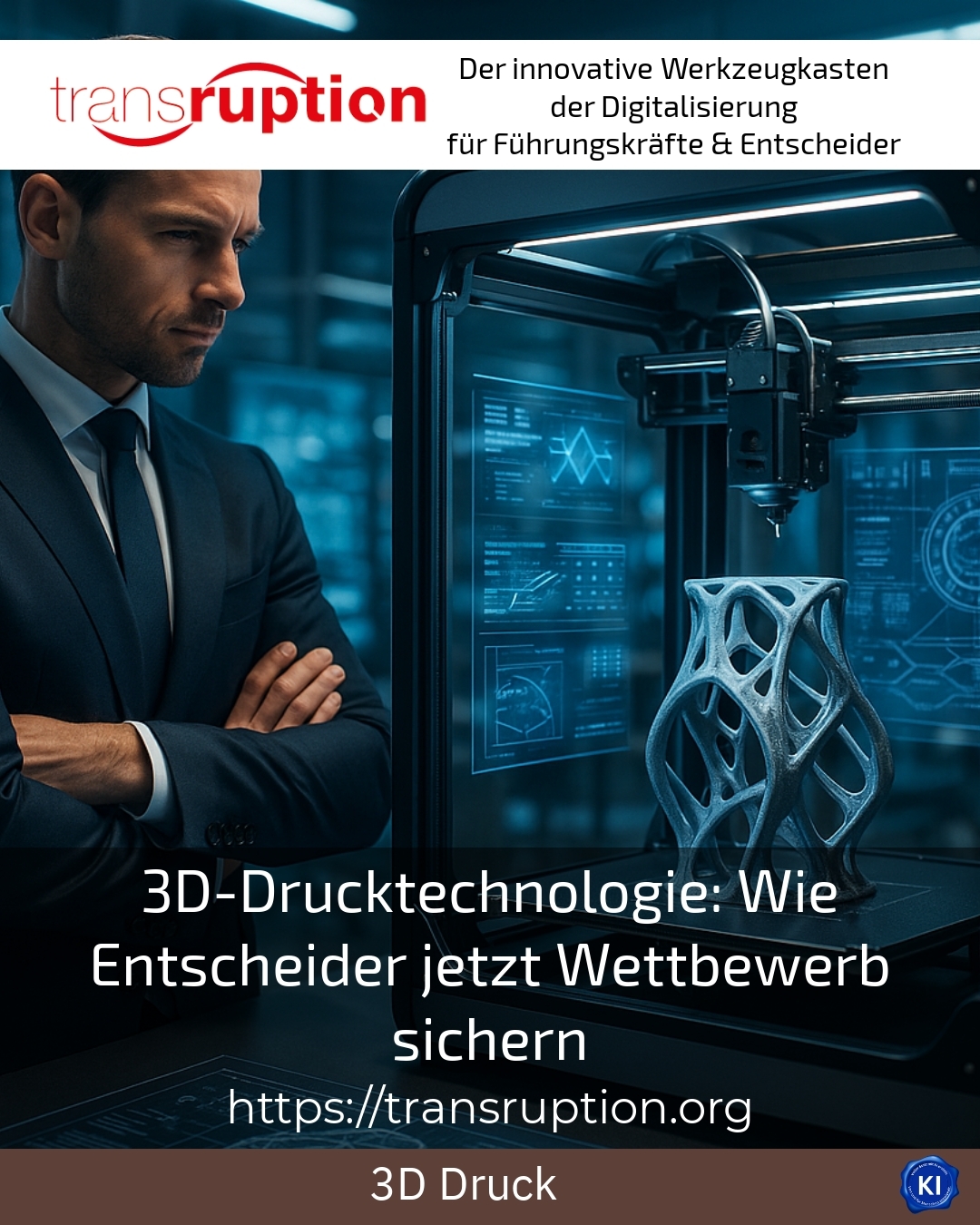 3D-Drucktechnologie: Wie Entscheider jetzt Wettbewerb sichern 4.9 (490)