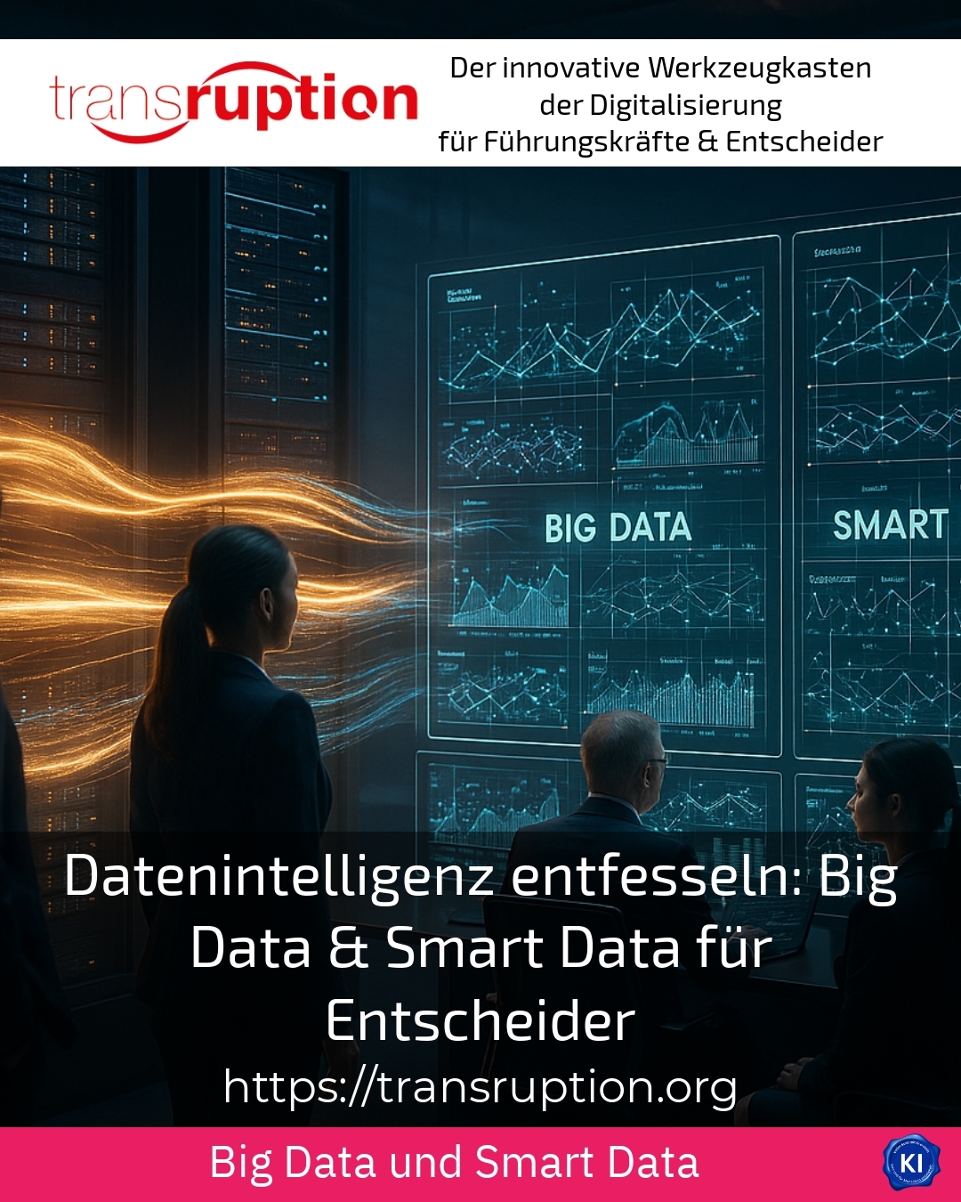Datenintelligenz entfesseln: Big Data & Smart Data für Entscheider 4.9 (1108)