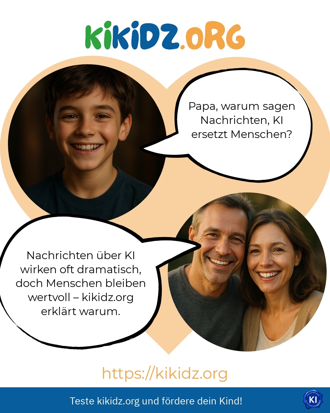 Papa, warum sagen Nachrichten, KI ersetzt Menschen? 4.6 (1091)