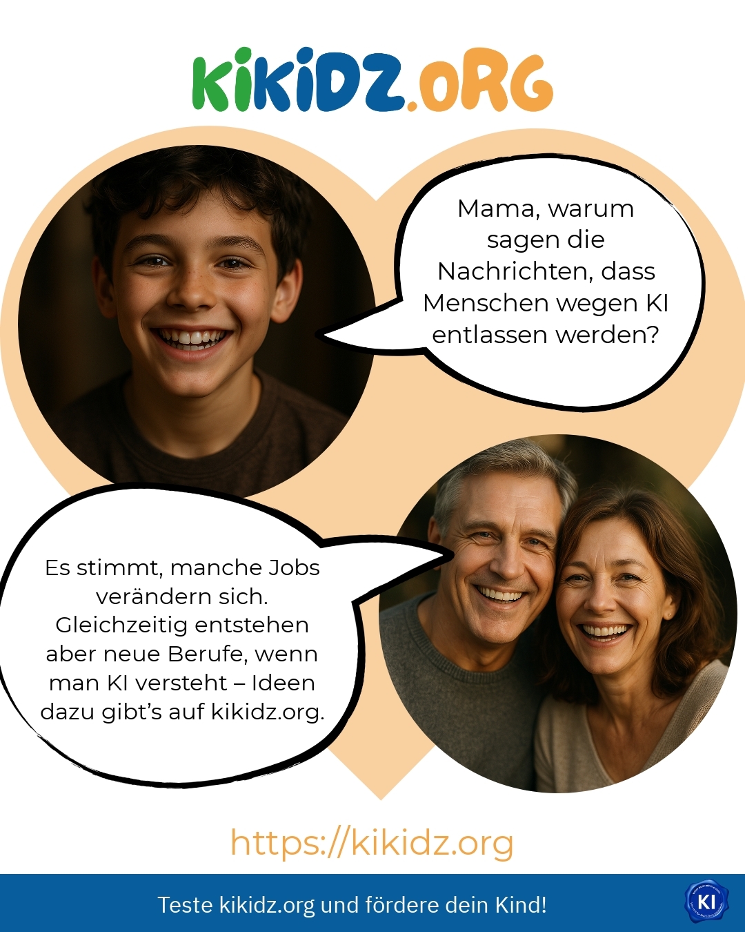 Mama, warum sagen die Nachrichten, dass Menschen wegen KI entlassen werden? 4.1 (1352)