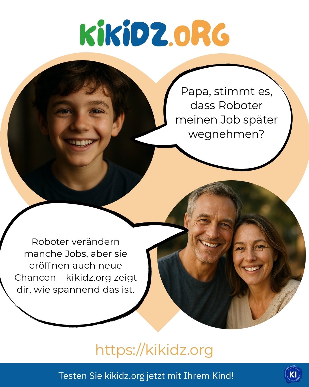 Papa, stimmt es, dass Roboter meinen Job später wegnehmen? 4.6 (636)