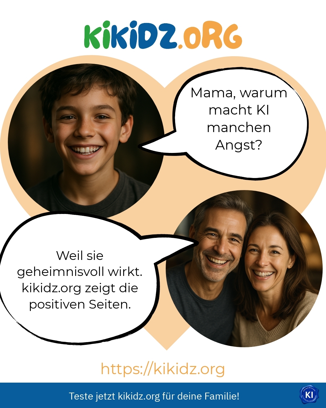 Teste jetzt kikidz.org für deine Familie!