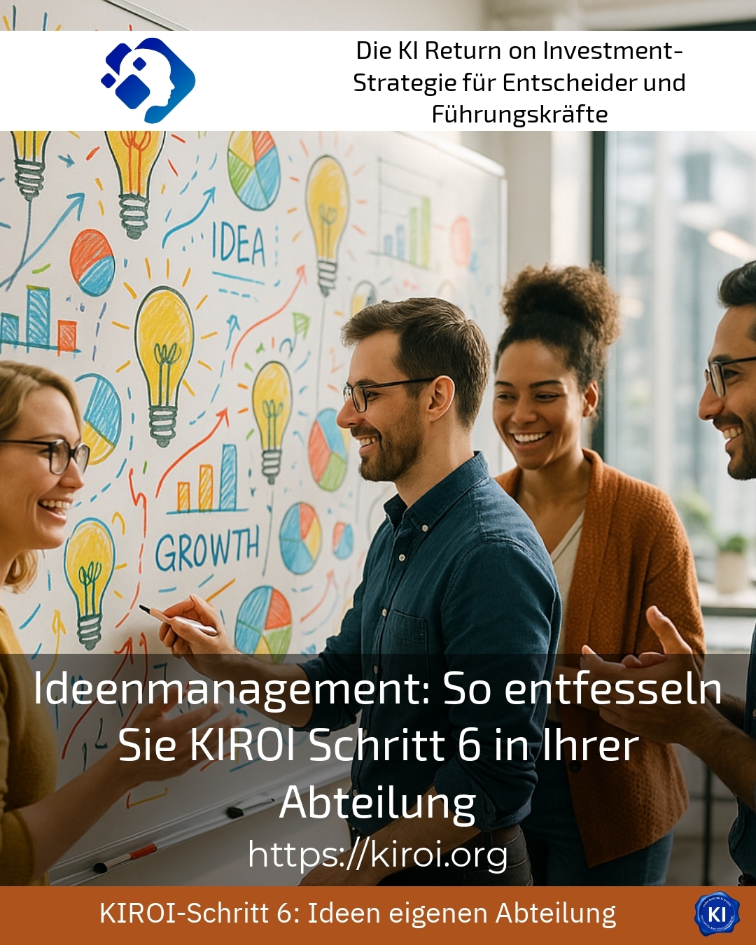Ideenmanagement: So entfesseln Sie KIROI Schritt 6 in Ihrer Abteilung 4.3 (1283)