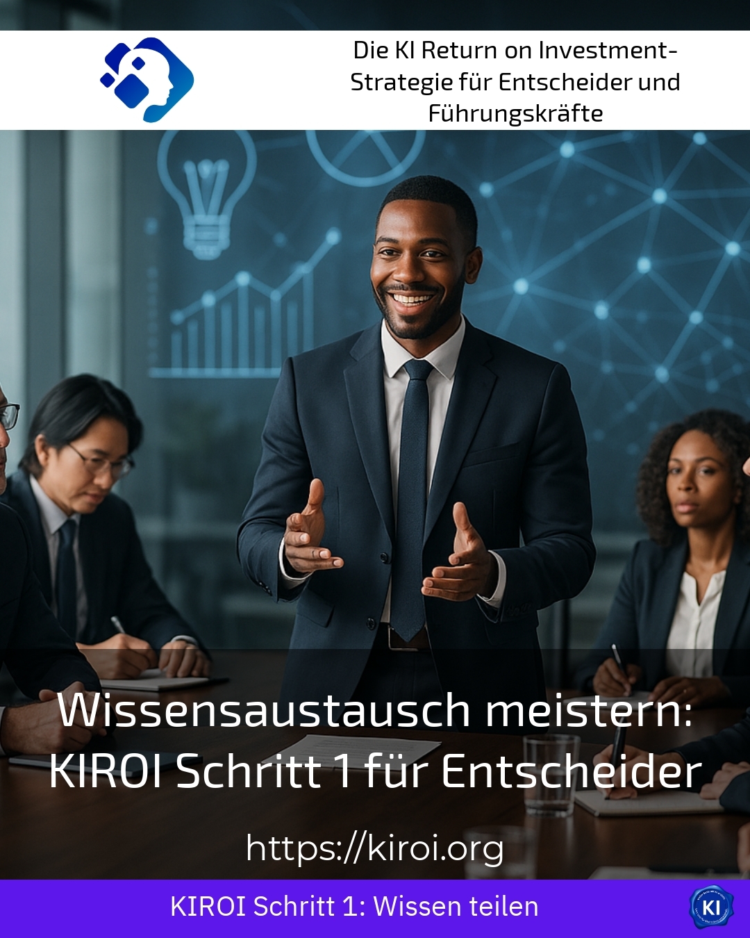 Wissensaustausch meistern: KIROI Schritt 1 für Entscheider