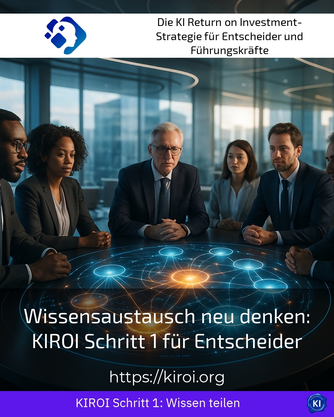 Wissensaustausch neu denken: KIROI Schritt 1 für Entscheider
