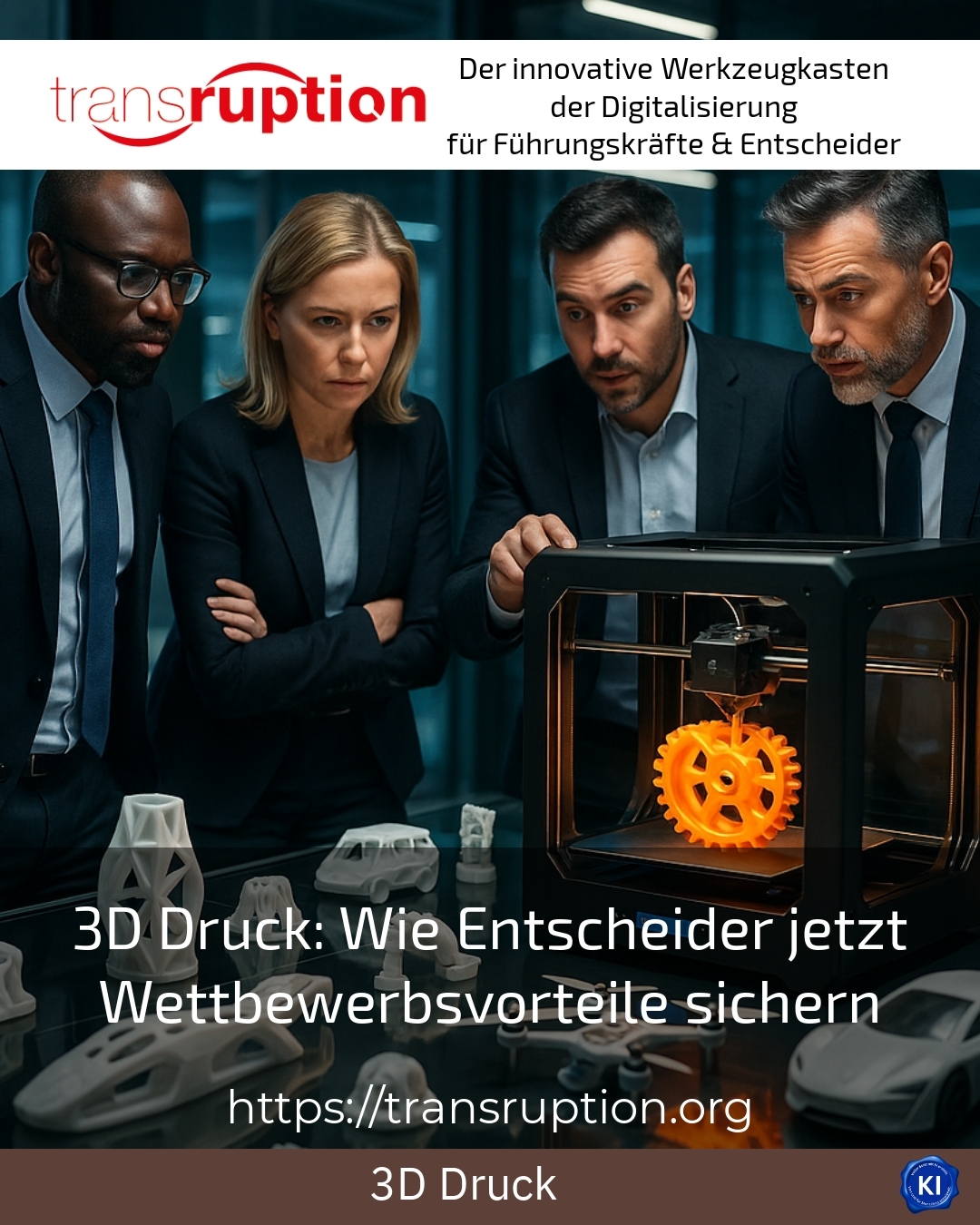 3D Druck: Wie Entscheider jetzt Wettbewerbsvorteile sichern 4.6 (546)