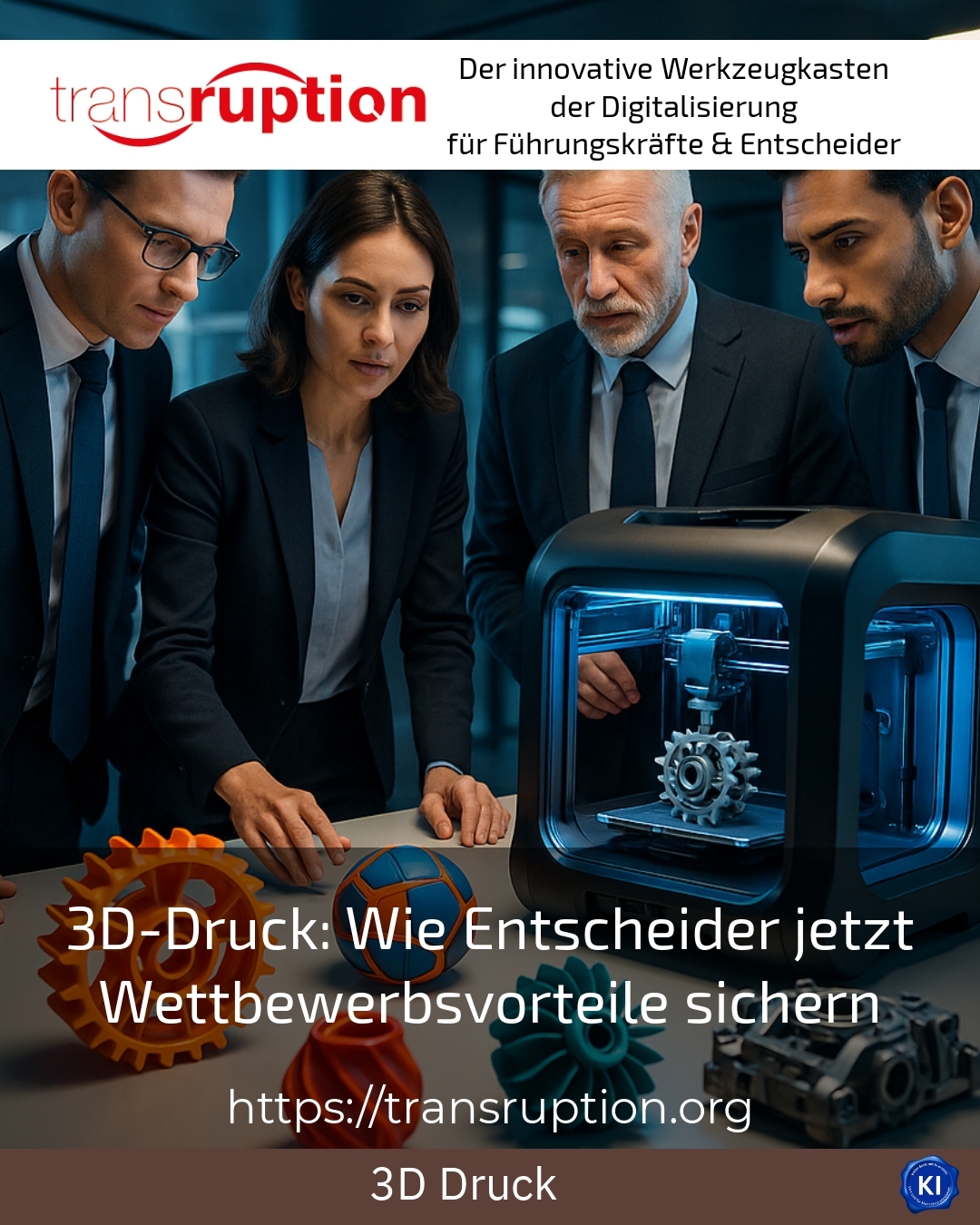 3D-Druck: Wie Entscheider jetzt Wettbewerbsvorteile sichern 4.6 (1338)