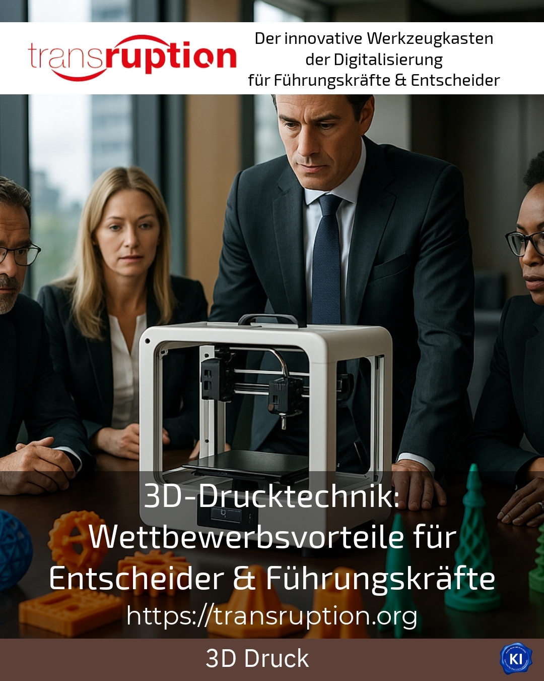 3D-Drucktechnik: Wettbewerbsvorteile für Entscheider & Führungskräfte 4.6 (1081)