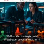 3D-Drucktechnologie: Jetzt Wettbewerbsvorteile sichern!