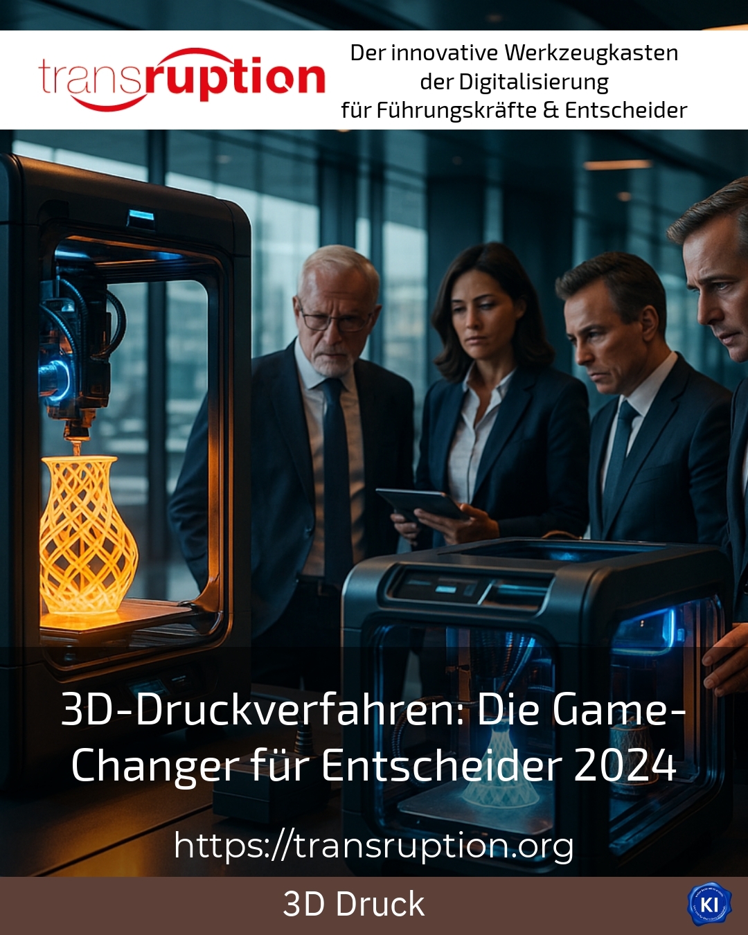 3D-Druckverfahren: Die Game-Changer für Entscheider 2024 4.7 (1813)
