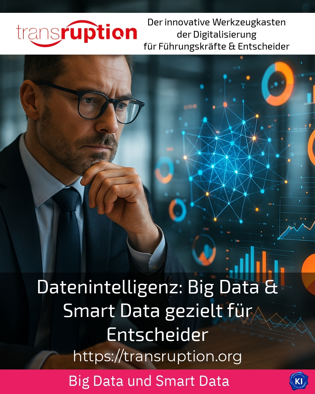 Datenintelligenz: Big Data & Smart Data gezielt für Entscheider 4.8 (1464)