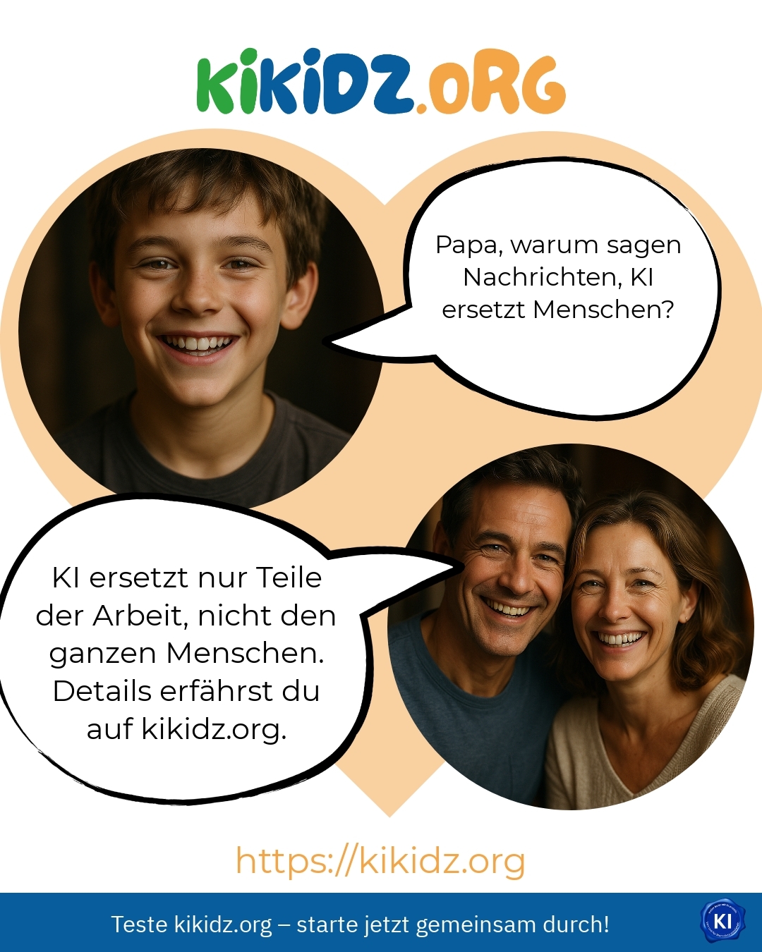 Papa, warum sagen Nachrichten, KI ersetzt Menschen? 4.7 (737)