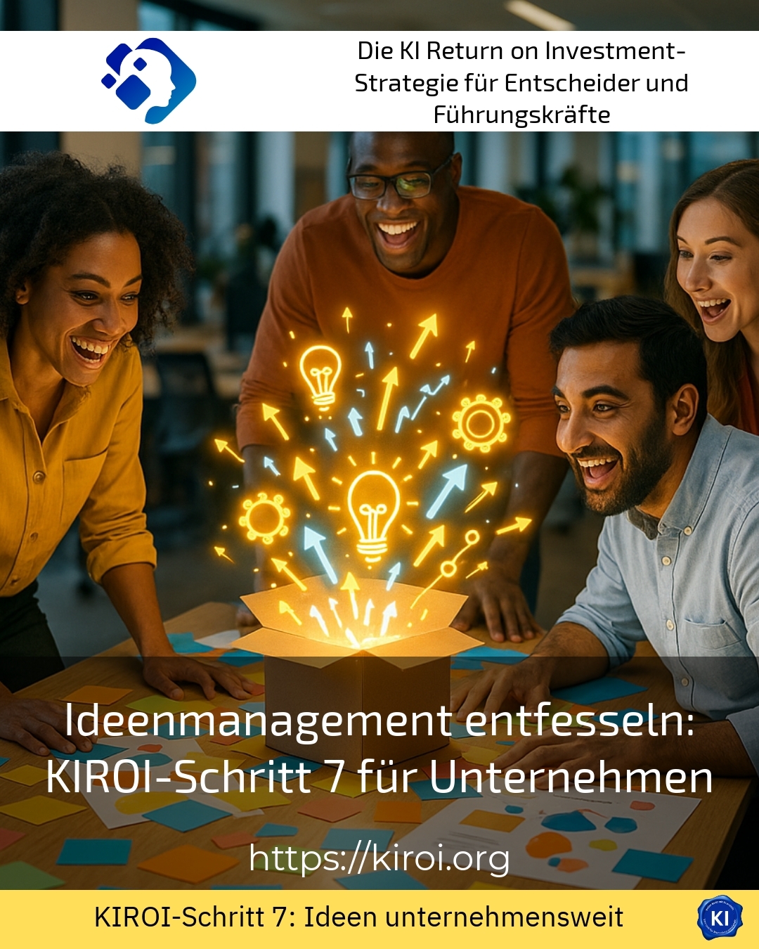 Ideenmanagement entfesseln: KIROI-Schritt 7 für Unternehmen