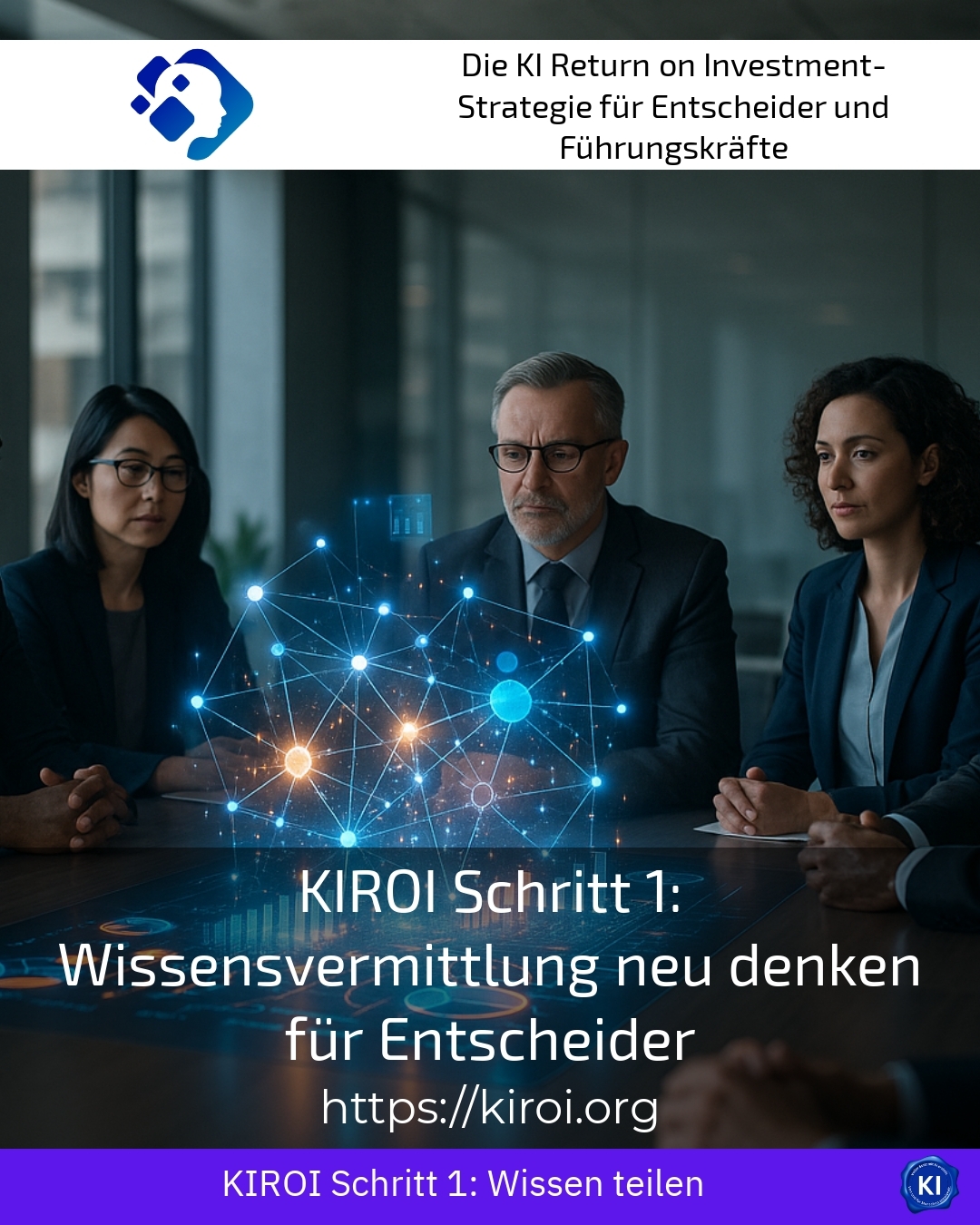 KIROI Schritt 1: Wissensvermittlung neu denken für Entscheider 4.8 (1669)