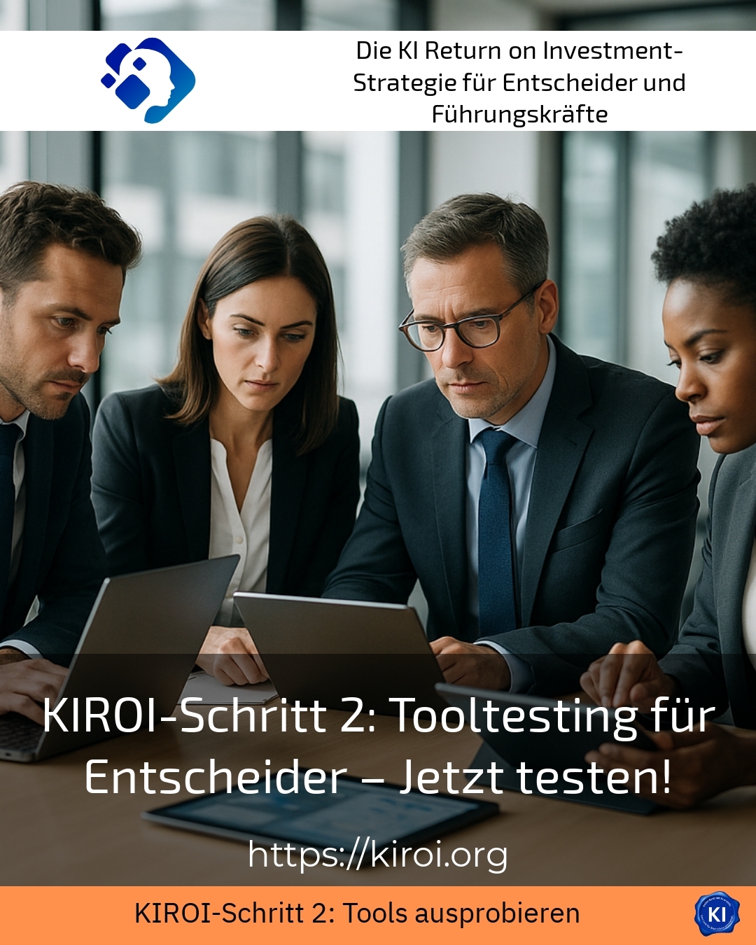 KIROI-Schritt 2: Tooltesting für Entscheider – Jetzt testen! 4.8 (556)