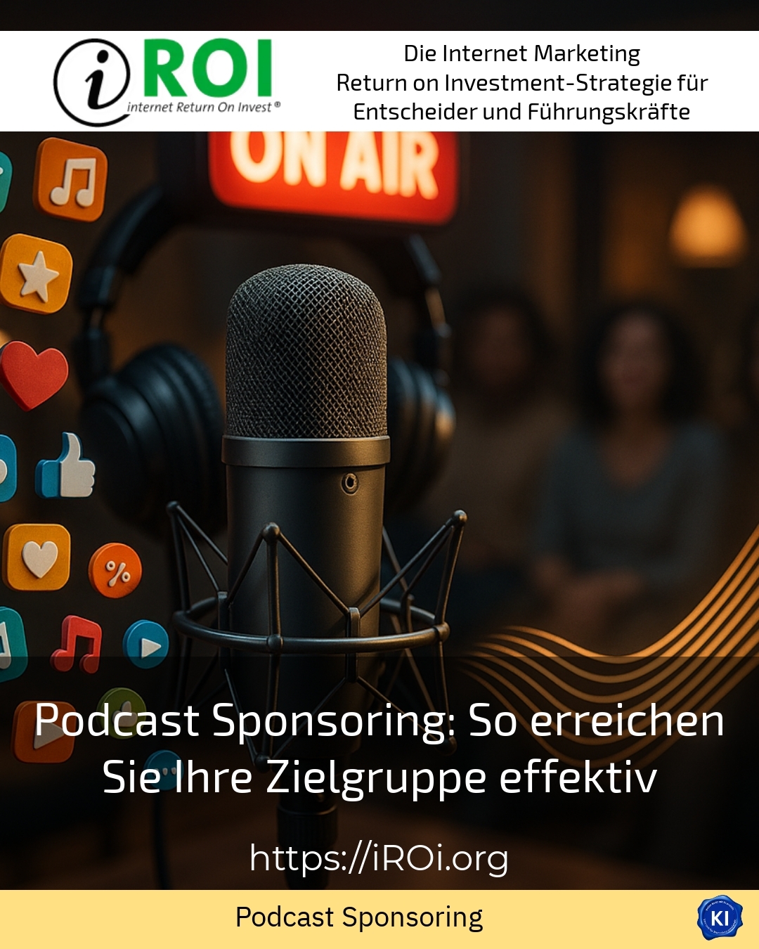 Podcast Sponsoring: So erreichen Sie Ihre Zielgruppe effektiv 4.4 (1264)