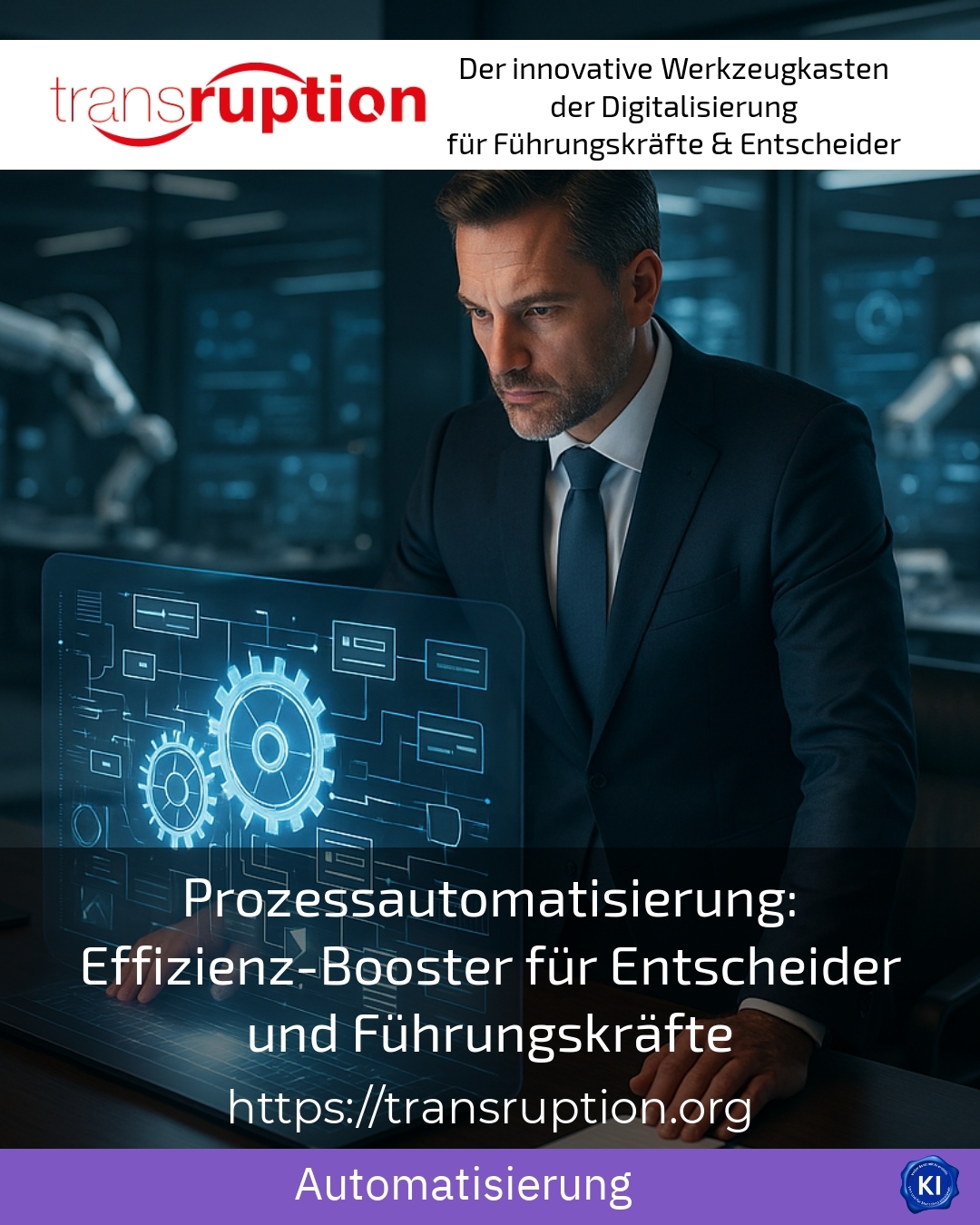 Prozessautomatisierung: Effizienz-Booster für Entscheider und Führungskräfte 4.8 (1224)