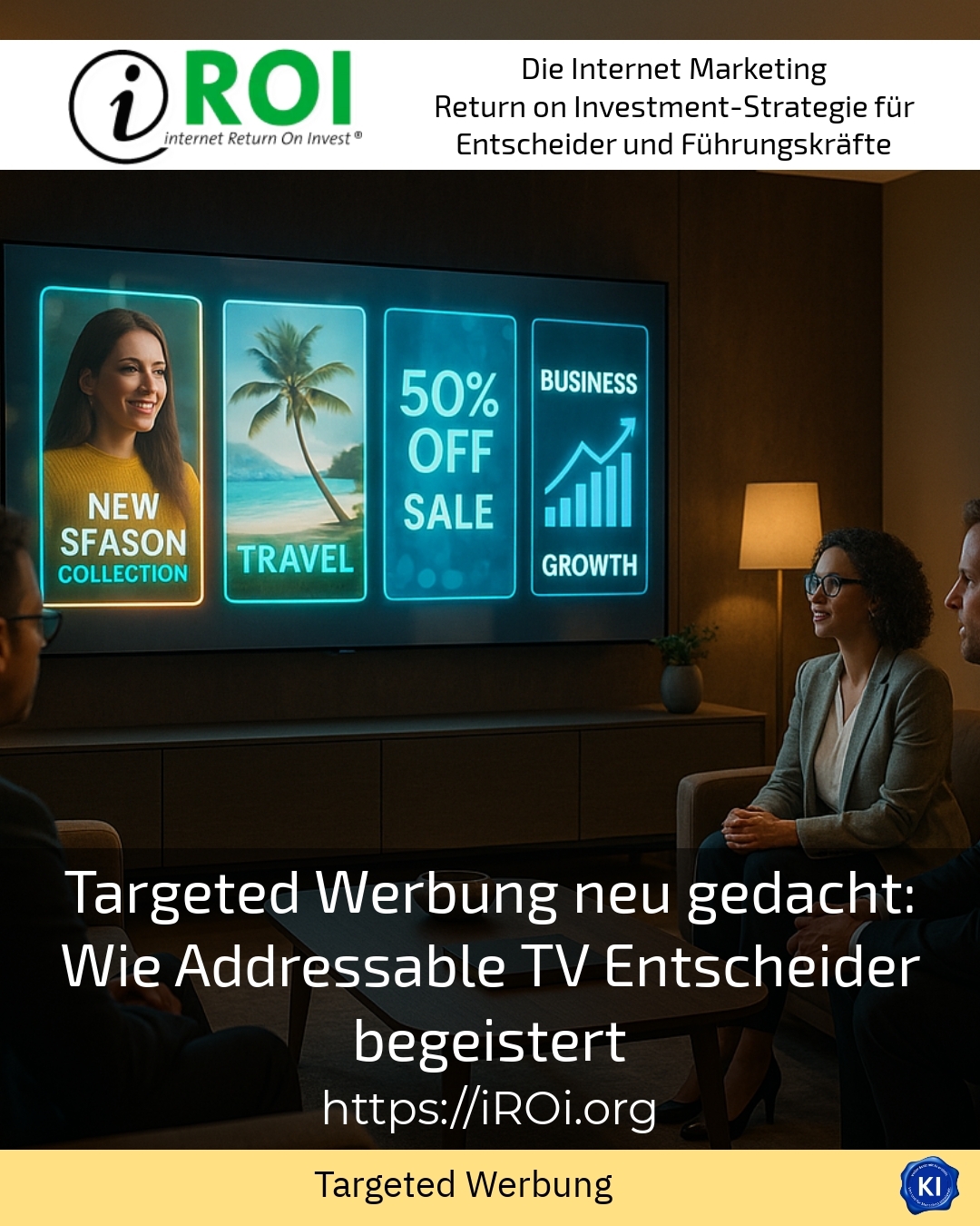 Targeted Werbung neu gedacht: Wie Addressable TV Entscheider begeistert 4.6 (651)