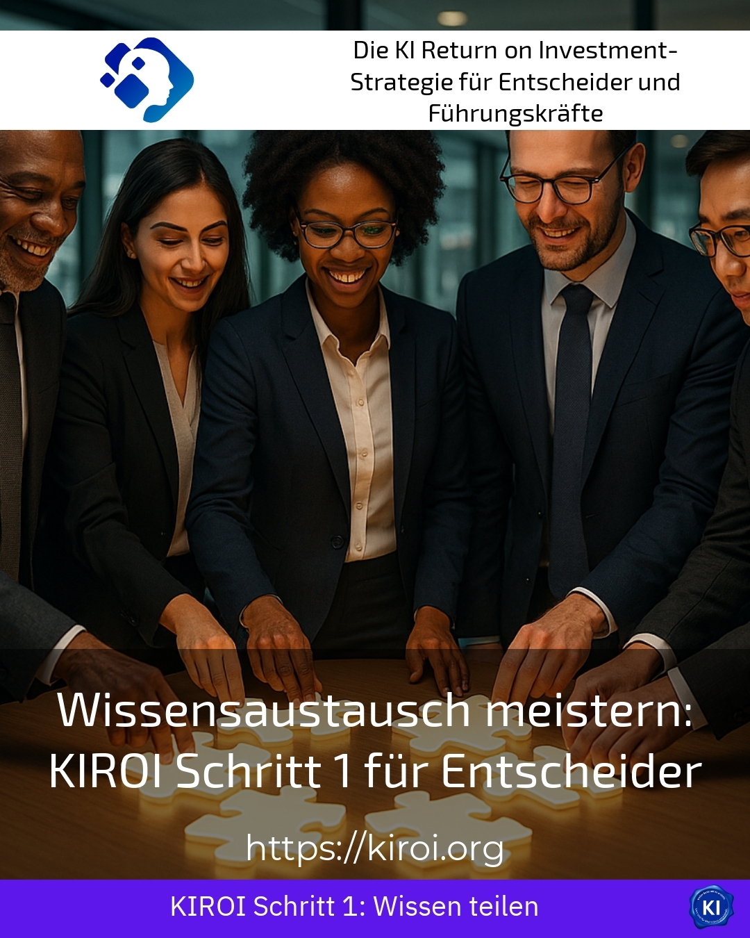 Wissensaustausch meistern: KIROI Schritt 1 für Entscheider 4 (997)