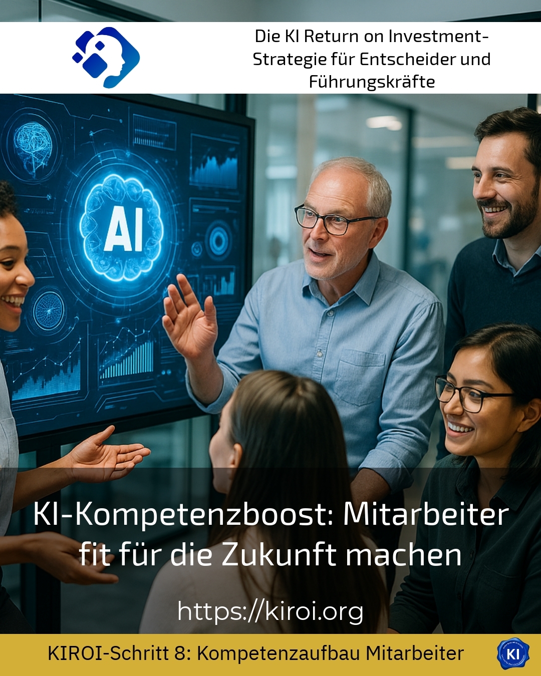 KI-Kompetenzboost: Mitarbeiter fit für die Zukunft machen 4.9 (1210)