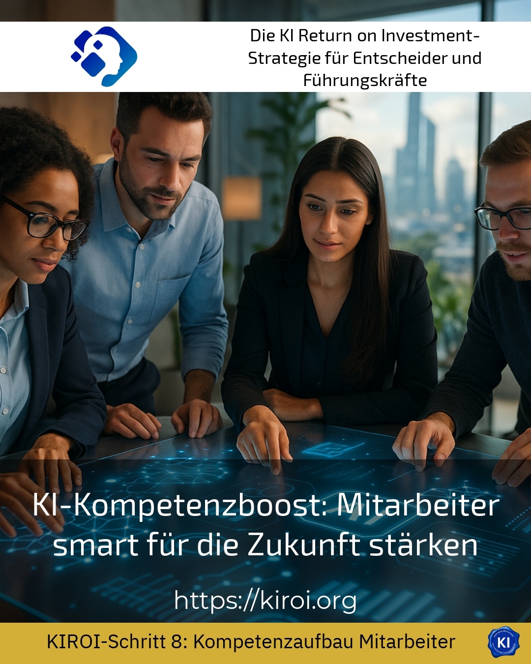 KI-Kompetenzboost: Mitarbeiter smart für die Zukunft stärken 4.1 (1556)