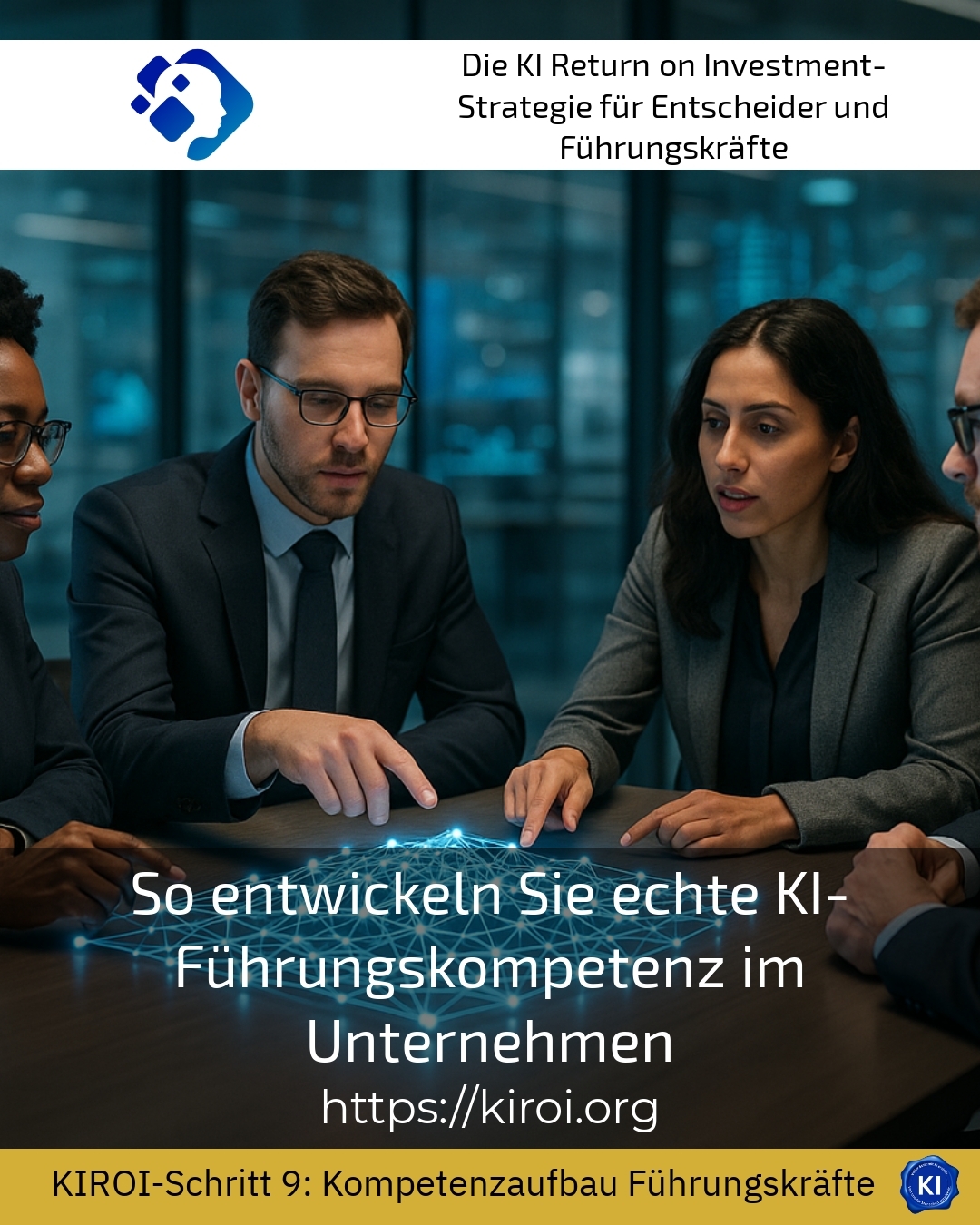 So developing genuine AI leadership skills in your company