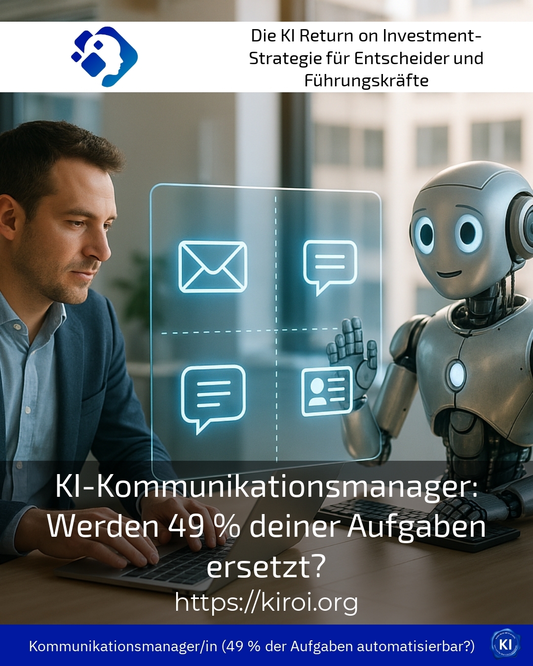AI Communications Manager: Will 49 of % your tasks be replaced? 4.9 (840)