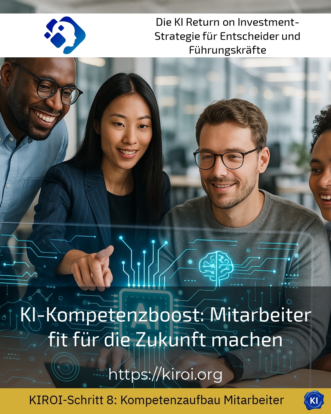 KI-Kompetenzboost: Mitarbeiter fit für die Zukunft machen 4.9 (730)