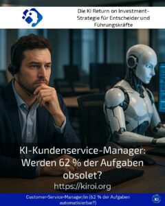 KI-Kundenservice-Manager: Werden 62 % der Aufgaben obsolet?