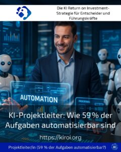 KI-Projektleiter: Wie 59 % der Aufgaben automatisierbar sind
