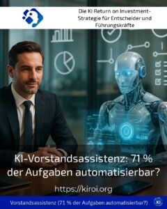 KI-Vorstandsassistenz: 71 % der Aufgaben automatisierbar?