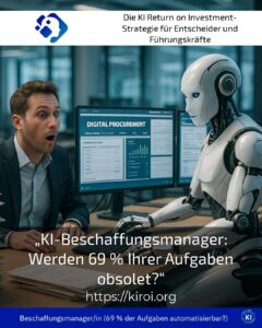 „KI-Beschaffungsmanager: Werden 69 % Ihrer Aufgaben obsolet?“