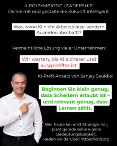 „Was, wenn KI nicht Jobs, sondern Ausreden abschafft? – Wie Führungskräfte jetzt Leistungskultur neu definieren müssen“