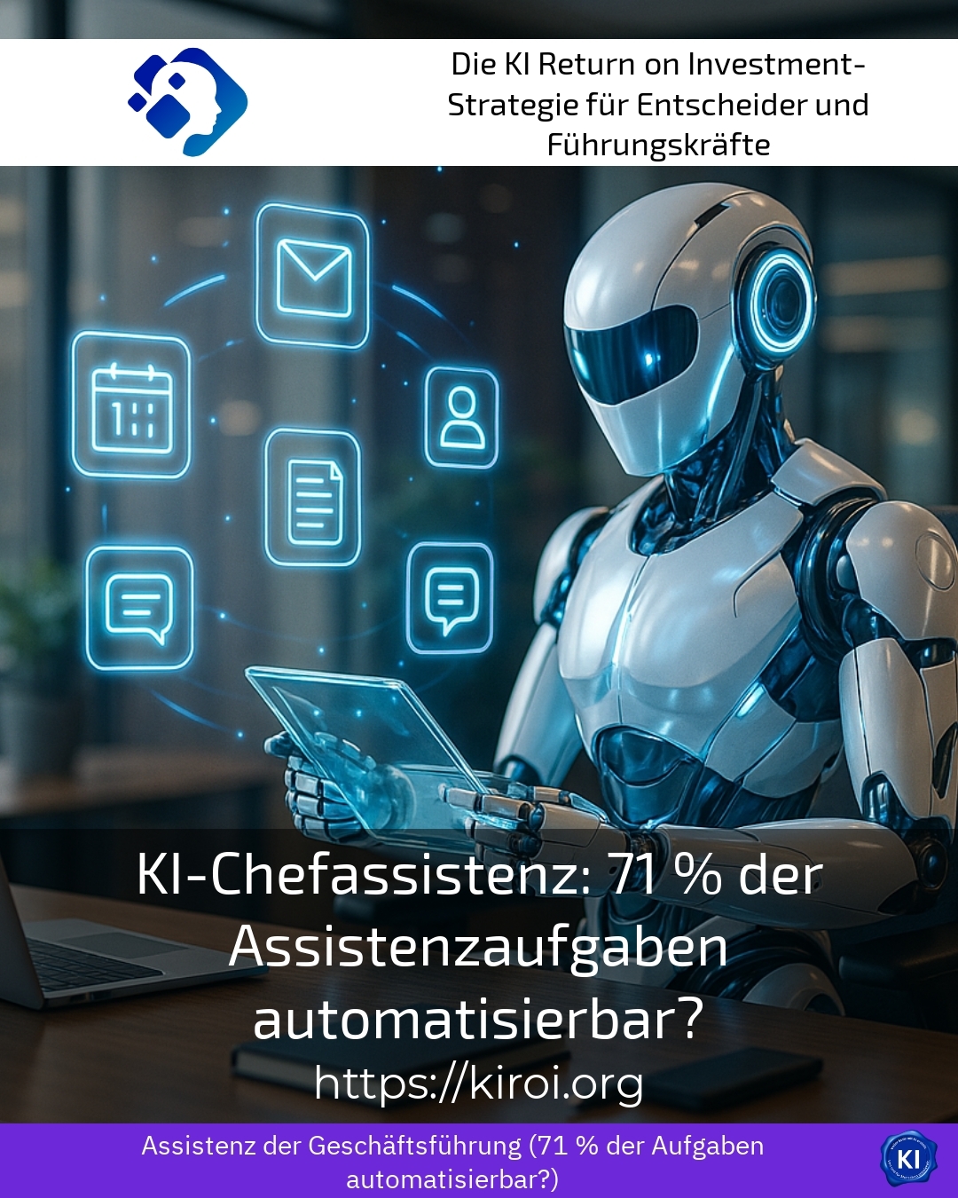 AI Chief Expert: 71 % of the assistant tasks can be automated?