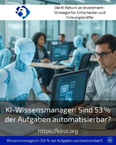 AI knowledge managers: Are 53 % of the tasks automatable?