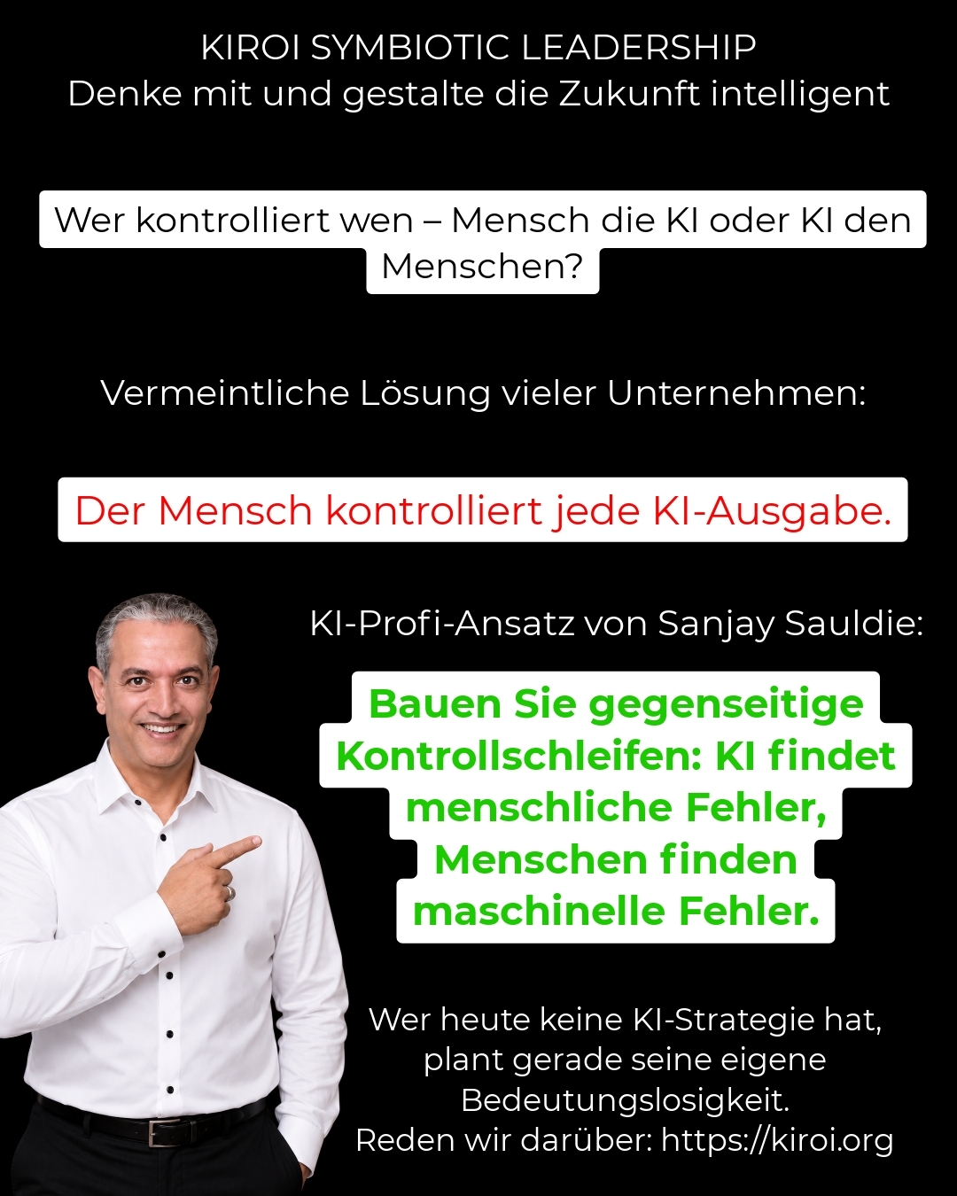 Wer kontrolliert wen? Wie Top-Führungskräfte jetzt die Machtfrage zwischen Mensch und KI entscheiden – statt sich von Algorithmen steuern zu lassen 4.1 (679)